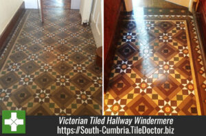 Victorian Tiled Hallway Cleaned and Sealed in Windermere