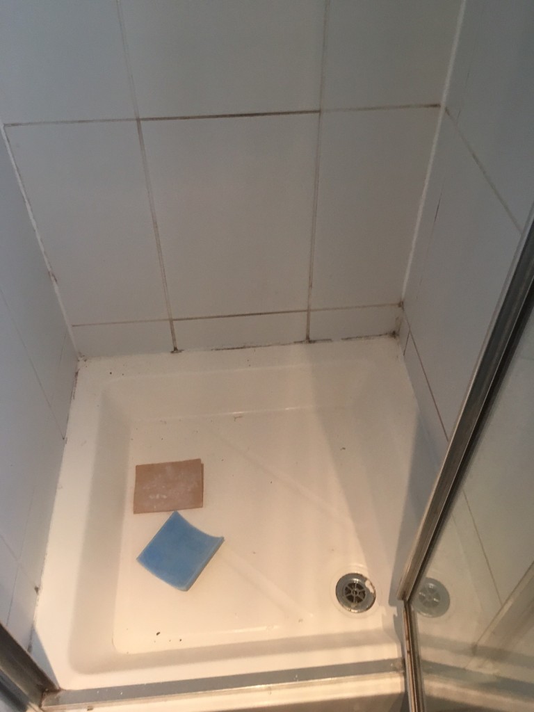 Shower Cubicle in Grange-over-Sands Before Cleaning