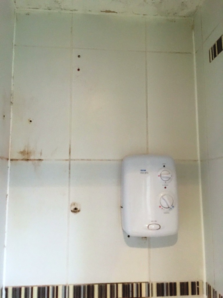 Shower Cubicle in Grange-over-Sands Before Cleaning