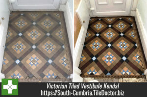 Restoring and Cleaning a Victorian Tiled Vestibule in Kendal