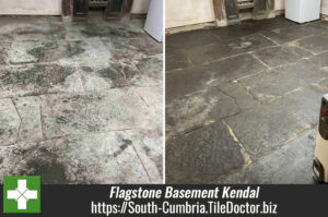 Flagstone Basement Floor Renovated Kendal Cumbria